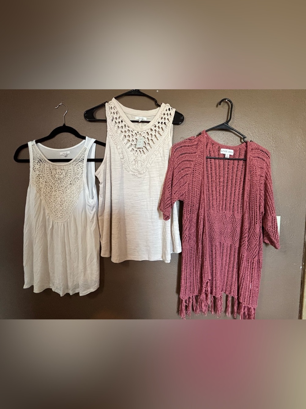 MAURICES LOT boho bohemian LARGE 
Tank top shirt